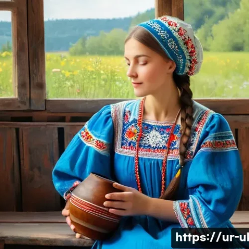 Home 30 우크라이나에서 인기 있는 노래 - **Prompt 1: A Ukrainian Bandura Player in a Traditional Setting**
A captivating portrait of a yo...