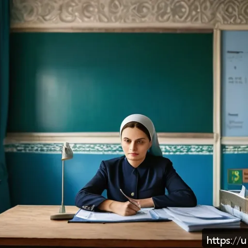 우크라이나에서 남녀 임금 격차 - A detailed scene illustrating gender disparity in Ukraine’s workforce during wartime: a middle-aged ...